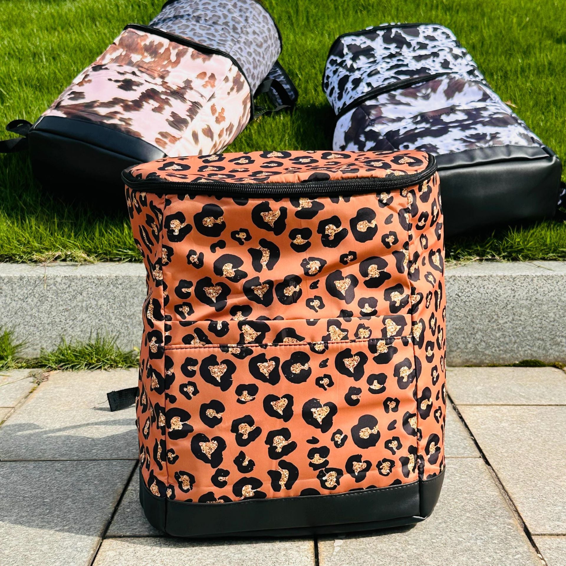 Wholesale Aztec Canvas Cylinder Ice Backpack